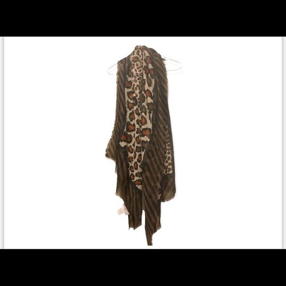 Style cheetah shawl/scarf NWT - Picture 2 of 3